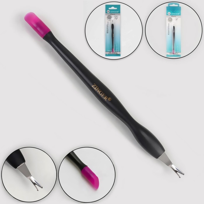 Триммер - пушер ZINGER, 11,5 см, на блистере, цвет чёрный, CT-09 Триммер - пушер ZINGER, 11,5 см, на блистере, цвет чёрный, CT-09