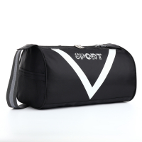 Сумка спортивная на молнии, боковой карман/сетка, регулируемый ремень, маленький размер, цвет чёрный Сумка спортивная на молнии, боковой карман/сетка, регулируемый ремень, маленький размер, цвет чёрный