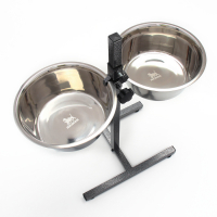 Регулируемая подставка с 2 мисками по 4 л, высота подставки 40 см Регулируемая подставка с 2 мисками по 4 л, высота подставки 40 см