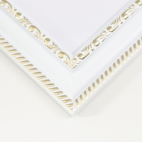 Фоторамка пластик МИРАМ 20х20 см, белый (пластиковый экран) Фоторамка пластик МИРАМ 20х20 см, белый (пластиковый экран)