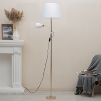 Торшер 19030/2GD E27 40Вт золото 41х41х180 см