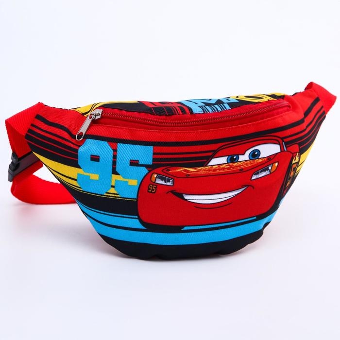 Сумка поясная детская, 25х6х13 см, Тачки Сумка поясная детская, 25х6х13 см, Тачки