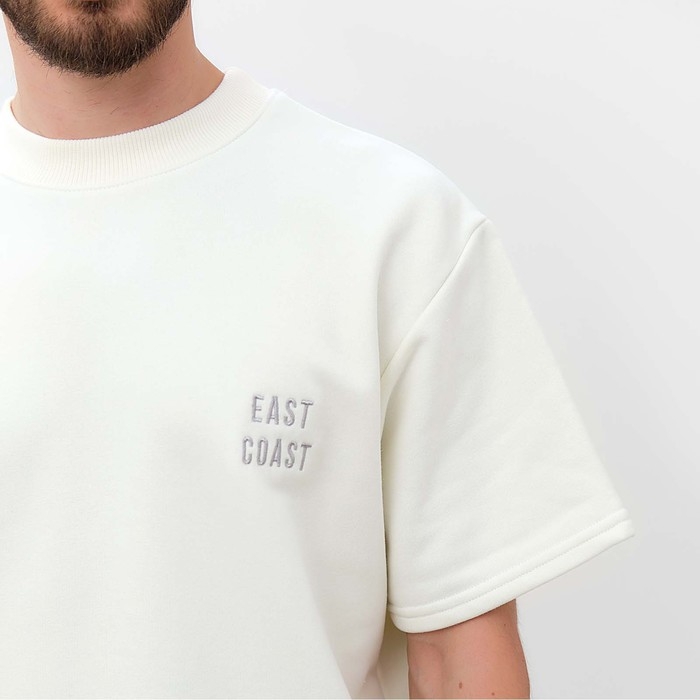 Футболка мужская MIST Men's casual размер 50, молочный