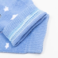 Носки детские, цвет голубой, размер 7-8