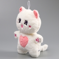 Мягкая игрушка «Кот», 24 см, цвет белый Мягкая игрушка «Кот», 24 см, цвет белый