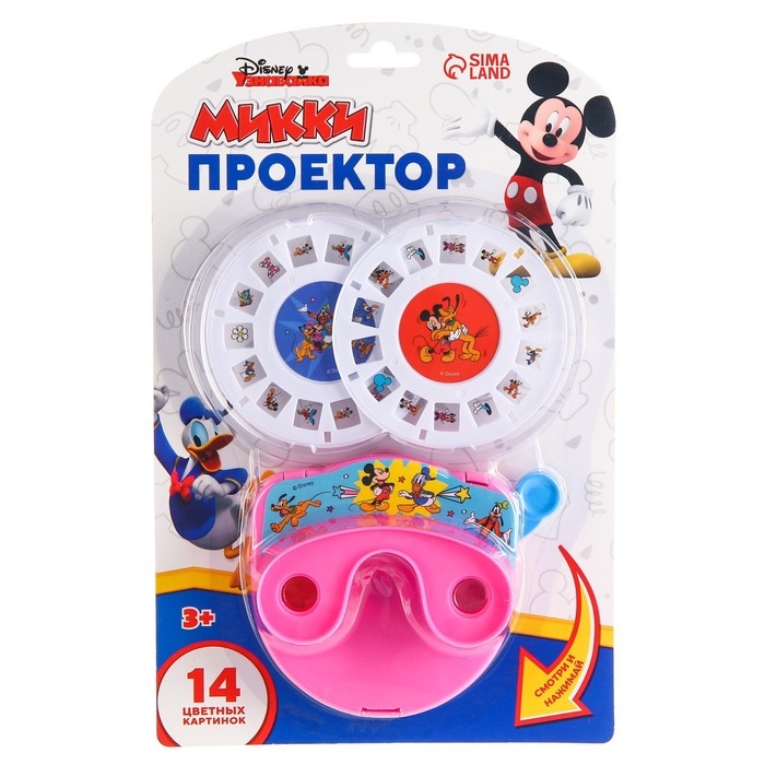 Проектор &laquo;Микки&raquo;, цвета МИКС