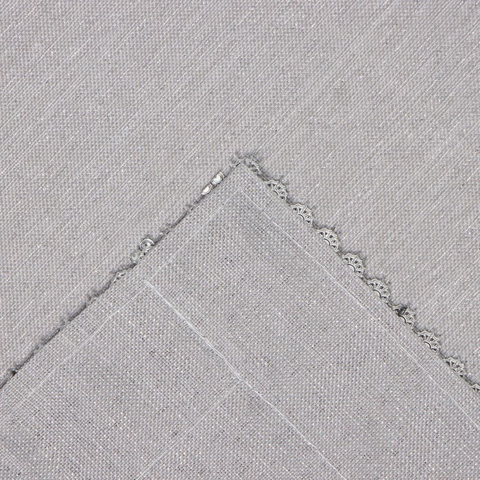 Дорожка Этель со стразами, 118 х 60 &plusmn;5 см, цвет серый, п/э