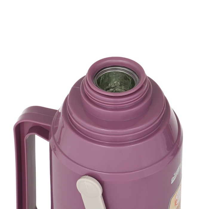 Термос 2 л, со стеклянной колбой, сохраняет тепло 12 ч, сиреневый Термос 2 л, со стеклянной колбой, сохраняет тепло 12 ч, сиреневый