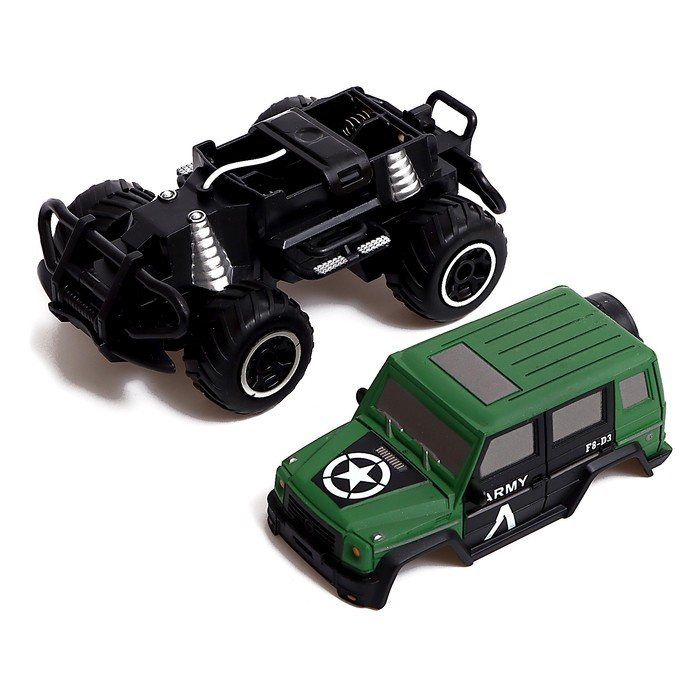 Джип радиоуправляемый &laquo;Армия&raquo;, работает от батареек