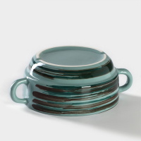 Бульонница фарфоровая Tramontano, 300 мл, 11,5×5,5 см, цвет зелёный Бульонница фарфоровая Tramontano, 300 мл, 11,5×5,5 см, цвет зелёный