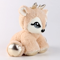 Новогодняя мягкая игрушка «Олень», 20 х 17 см, на новый год Новогодняя мягкая игрушка «Олень», 20 х 17 см, на новый год