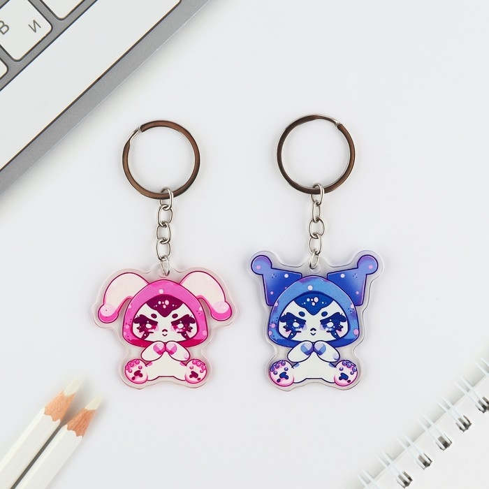 Парные брелоки &laquo;Милашки&raquo; набор, 2 шт.