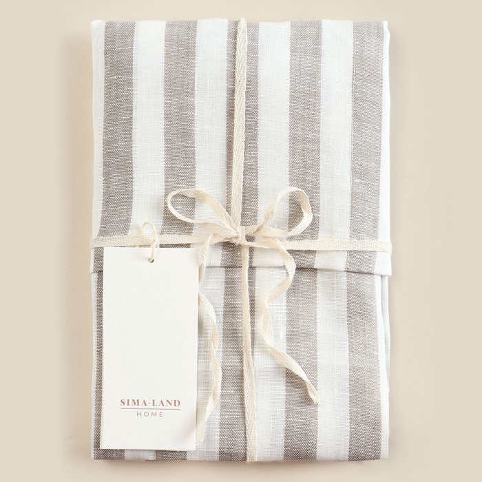 Фартук с карманами SL HOME Фартук с карманами SL HOME "Strict line" 60х70см, лен 100%, 180 гр/м2