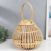 Подсвечник дерево на 1 свечу "Плавные линии" 28х33х33 см Подсвечник дерево на 1 свечу "Плавные линии" 28х33х33 см