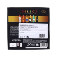 Новый год. Шоколад фигурный BO&Icirc;TE SELECT BY ABTEY, с алкогольной начинкой, ассорти, 13 г