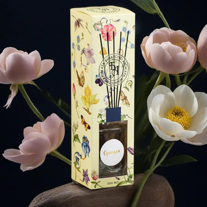 Диффузор ароматический "Артдекор", 100 мл, орхидея, "Богатство Аромата"