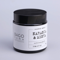 Свеча ароматическая в банке "Мята и апельсин", совый воск, 88 г Свеча ароматическая в банке "Мята и апельсин", совый воск, 88 г