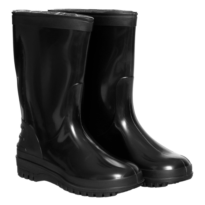 Сапоги женские С-11ЧНУ, ПВХ, утепленные, черные, размер 41 (262)
