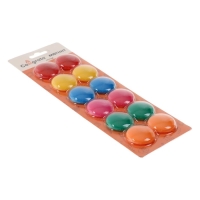 Набор магнитов для доски, 12 шт., d-3 см, на блистере Набор магнитов для доски, 12 шт., d-3 см, на блистере