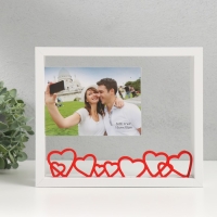 Фоторамка МДФ 10х15 см "История любви" 23,7х4х20 см Фоторамка МДФ 10х15 см "История любви" 23,7х4х20 см