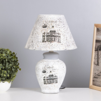 Лампа настольная керамика "Римская империя" Е14 220В 39х25х25 см RISALUX Лампа настольная керамика "Римская империя" Е14 220В 39х25х25 см RISALUX