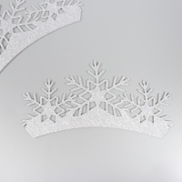 Заготовка для творчества "Корона", цвет серебро, 18 см (набор 2 шт) Заготовка для творчества "Корона", цвет серебро, 18 см (набор 2 шт)