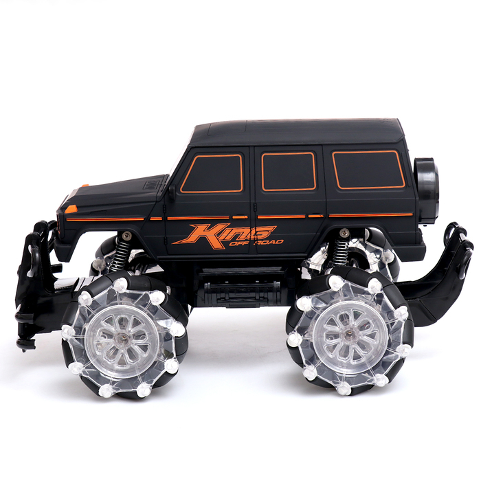 Машина радиоуправляемая &laquo;Внежорожник&raquo;, 1:12, 4WD, движение во всех направлениях, работает от аккумулятора, цвет чёрный