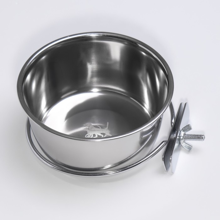 Кормушка для клетки с креплением на винтах, 600 мл Кормушка для клетки с креплением на винтах, 600 мл