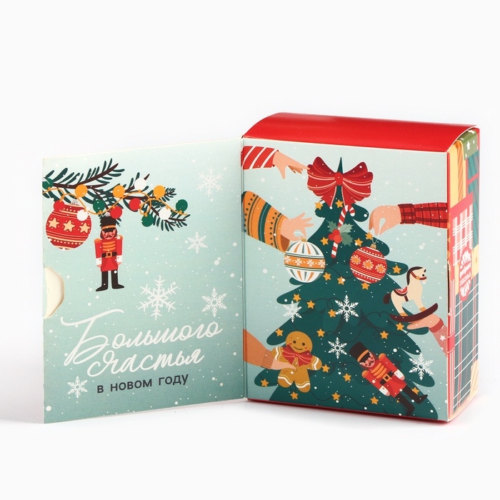 Подарочный набор новогодний &laquo;Волшебных моментов&raquo;, чай, шоколад