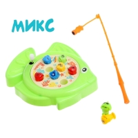 Рыбалка заводная &laquo;Рыбка&raquo;, 8 рыбок, с удочкой, МИКС