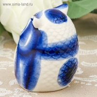 Сувенир &laquo;Совёнок&raquo;,  гжель