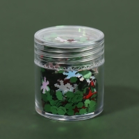 Новый год! Пайетки для декора, &laquo;Christmas&raquo;, цвет зелёный/голубой/красный