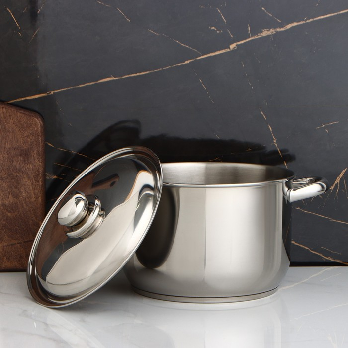 Кастрюля &laquo;Классика-прима&raquo;, 5 л, d=22 см, капсульное дно, индукция