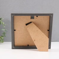 Фоторамка пластик "Gallery" 15х15 см серебро (пластиковый экран)