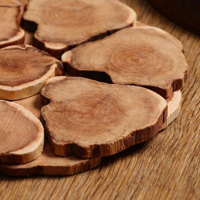 Подставка под горячее «Классика», D=20 см, можжевельник Подставка под горячее «Классика», D=20 см, можжевельник