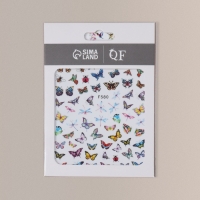 Наклейки для ногтей &laquo;Нежные бабочки&raquo;, разноцветные