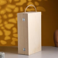 Подарочный ящик 34×21.5×10 см деревянный, с закрывающейся крышкой, с ручкой Подарочный ящик 34×21.5×10 см деревянный, с закрывающейся крышкой, с ручкой