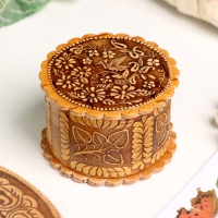 Шкатулка "Птичка в цветах", 40 х 25 мм, береста Шкатулка "Птичка в цветах", 40 х 25 мм, береста