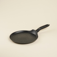 Сковорода блинная алюминиевая с антипригарным покрытием SL Home, d=22 см, h=1,6 см, индукция, цвет чёрный Сковорода блинная алюминиевая с антипригарным покрытием SL Home, d=22 см, h=1,6 см, индукция, цвет чёрный