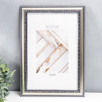 Фоторамка пластик "МИРАМ" 20х30 см серебро (пластиковый экран) Фоторамка пластик "МИРАМ" 20х30 см серебро (пластиковый экран)