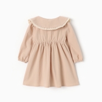 Платье для девочки MINAKU, цвет бежевый, рост 80-86