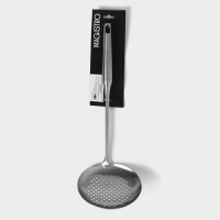 Шумовка из нержавеющей стали Magistro, 37&times;12,5 см, Luxe, цвет серебряный