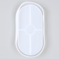 Форма силиконовая универсальная &laquo;Овал&raquo;, размер изделия 9,2 &times; 17,6 &times; 1,4 см