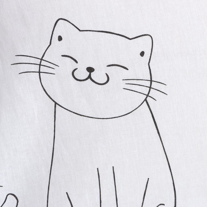 Постельное бельё Этель 1,5 сп Постельное бельё Этель 1,5 сп "Dancing cats", 143х215 см, 150х214 см, 50х70 см -1 шт, 100% хлопок, бязь