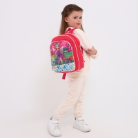 Рюкзак детский на молнии «Выбражулька», цвет розовый Рюкзак детский на молнии «Выбражулька», цвет розовый