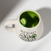 Кружка керамическая «Все будет авокадно», 300 мл, цвет белый Кружка керамическая «Все будет авокадно», 300 мл, цвет белый