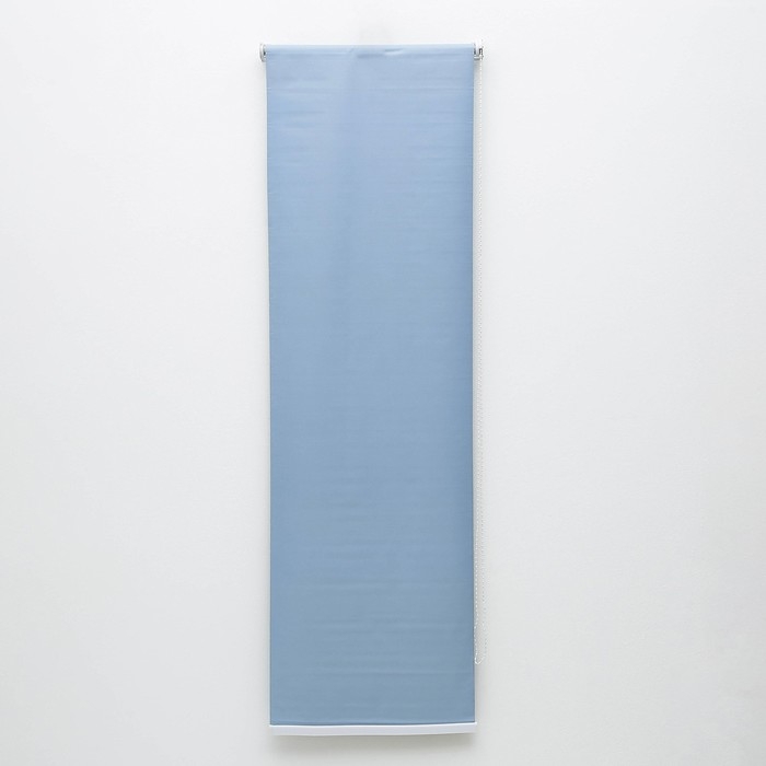 Штора рулонная &laquo;Нега&raquo;, блэкаут, 60&times;180 см, цвет серо-голубой