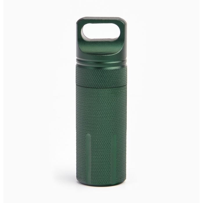 Водонепроницаемый брелок-контейнер для мелочей, олива, 11 см