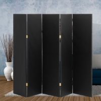 Ширма тканевая "Оксфорд" черный 250х160 см Ширма тканевая "Оксфорд" черный 250х160 см