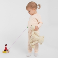 Комбинезон детский MINAKU: Basic Line BABY, цвет кремовый, рост 62-68